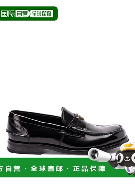 香港直邮PRADA 男士商务休闲鞋 2DB223055FX000F0002 CO 黑色 圆