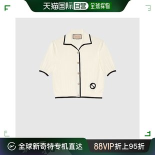 米白色女士针织衫 毛衣 99新未使用 748870 XKD 香港直邮GUCCI