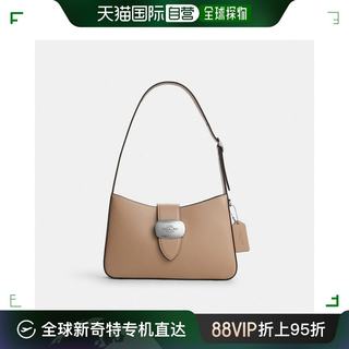 美国直邮COACH Eliza 单肩包 CP004 银色/灰褐色