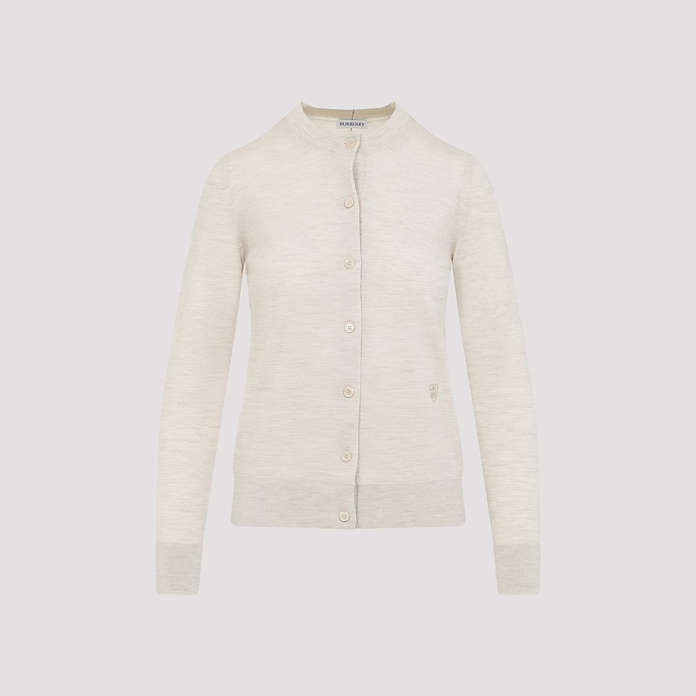BURBERRY 女士针织衫 8103104A4186 SS2025 米白色 PULLOVER