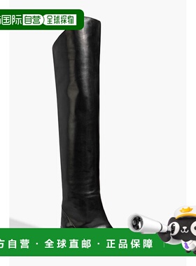 1h可退 香港直邮潮奢 Jimmy Choo 周仰杰 女士 Vari 45 皮质过膝