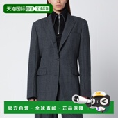 香港直邮Our Legacy 女士 1h可退 灰色羊毛混纺单排扣夹克 W4250C