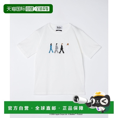 日本直邮The Beatles联名SHIPS刺绣T恤24SS男女款 112131001
