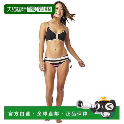 自营 Carve Designs Melanie Top女式黑色可调节背带泳装海滩JDM9