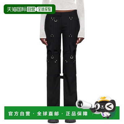1h可退 香港直邮off-white 女士 黑色 Harness 长裤 OWCF020F23FA