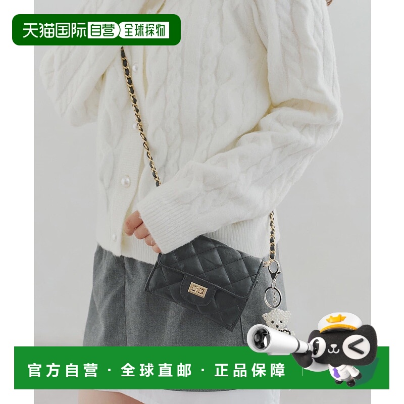 1h可退 日本直邮Lattice 女装 仿皮迷你斜挎包 可拆卸肩带  BA25A