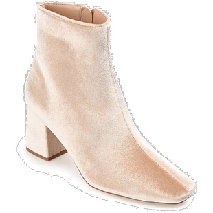 自营 Journee Collection 女式真正舒适泡沫宽幅哈扎拉短靴 - 棕