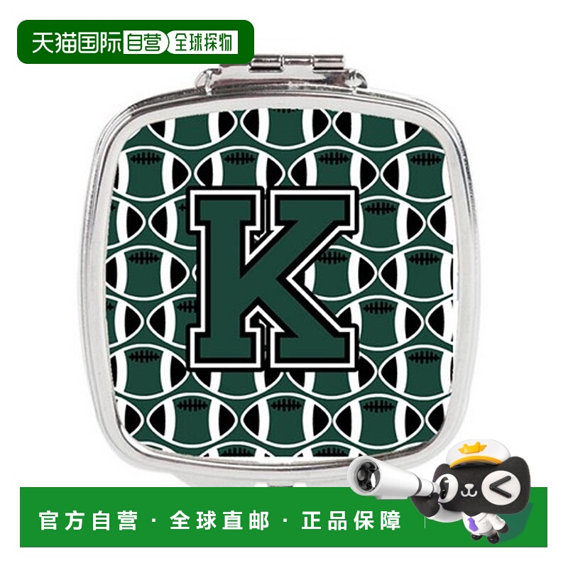 自营 Carolines Treasures CJ1071-KSCM 字母 K 足球绿色和白色紧