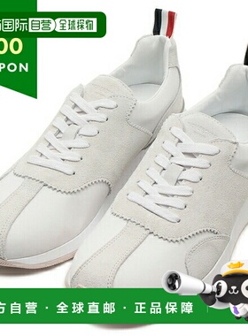 日本直邮Thom Browne 短跑运动鞋白色男士 THOM BROWNE MFE002B F