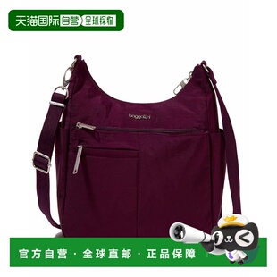 自营baggallini Women's Securtex Anti-Theft Free Time Crossbo
