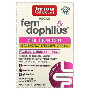 香港直发jarrow formulas女性口服益生菌补充剂30粒肠道胶囊