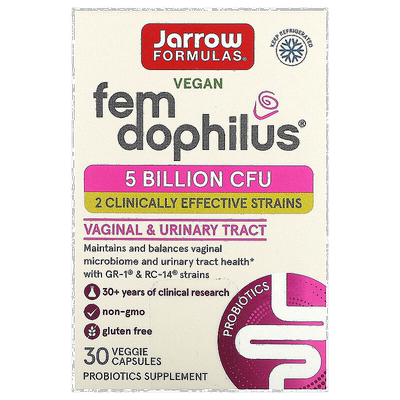 香港直发jarrow formulas女性口服益生菌补充剂30粒肠道胶囊