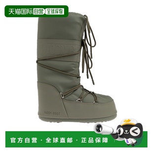 香港直邮MOON BOOT 女士靴子 80D1402760M006 AW2024 绿色 系带雪