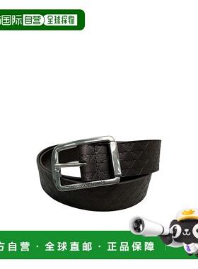 香港直邮Emporio Armani 徽标压纹皮带 YEML77YC07280005