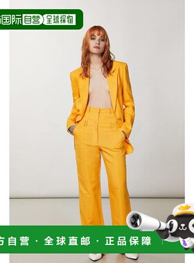 自营Patrizia Pepe Viscose Casual Women's Pants - orange 美国