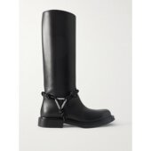 黑色皮质靴子 Bottega 843952V60E0 女士 JAMES Veneta 葆蝶家