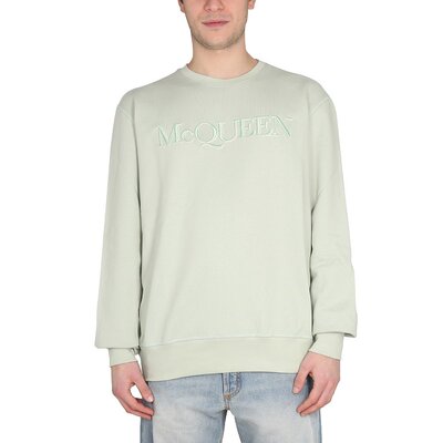 ALEXANDER MCQUEEN 男士针织毛衣 688719 SS2023 绿色