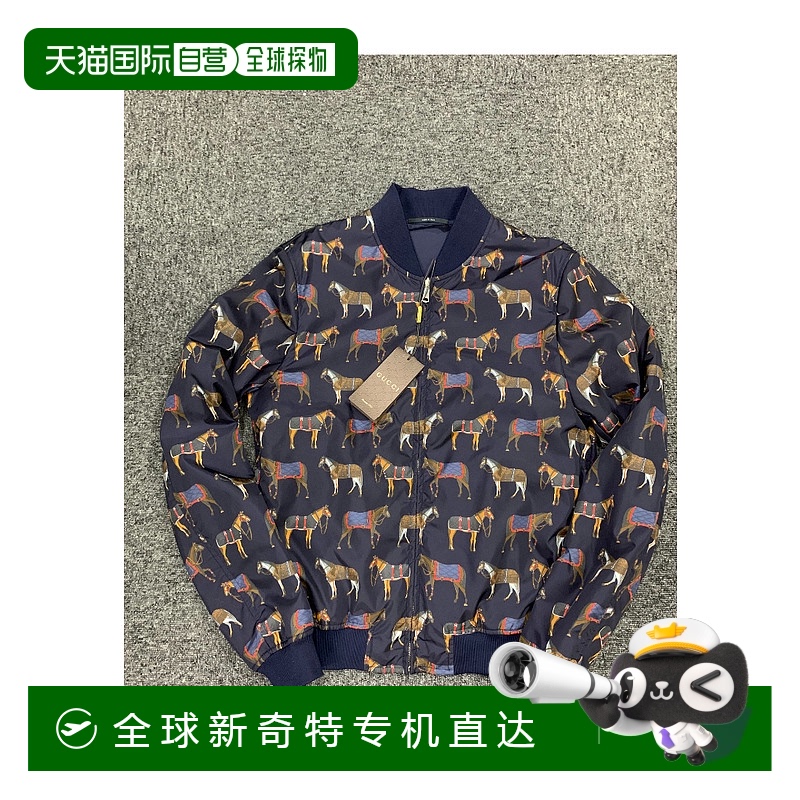 1小时内可退 香港直邮GUCCI 男士夹克 391375Z41914979 AW2021 黑