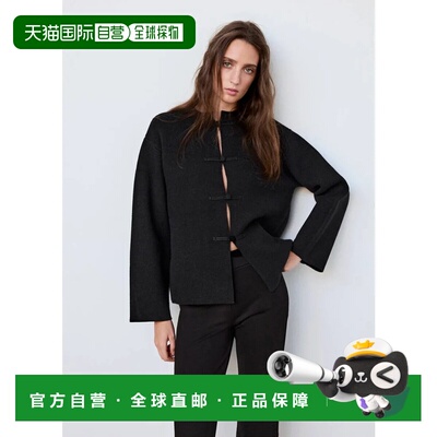 日本直邮芒果 MANGO 夹克 BEIJING 黑色