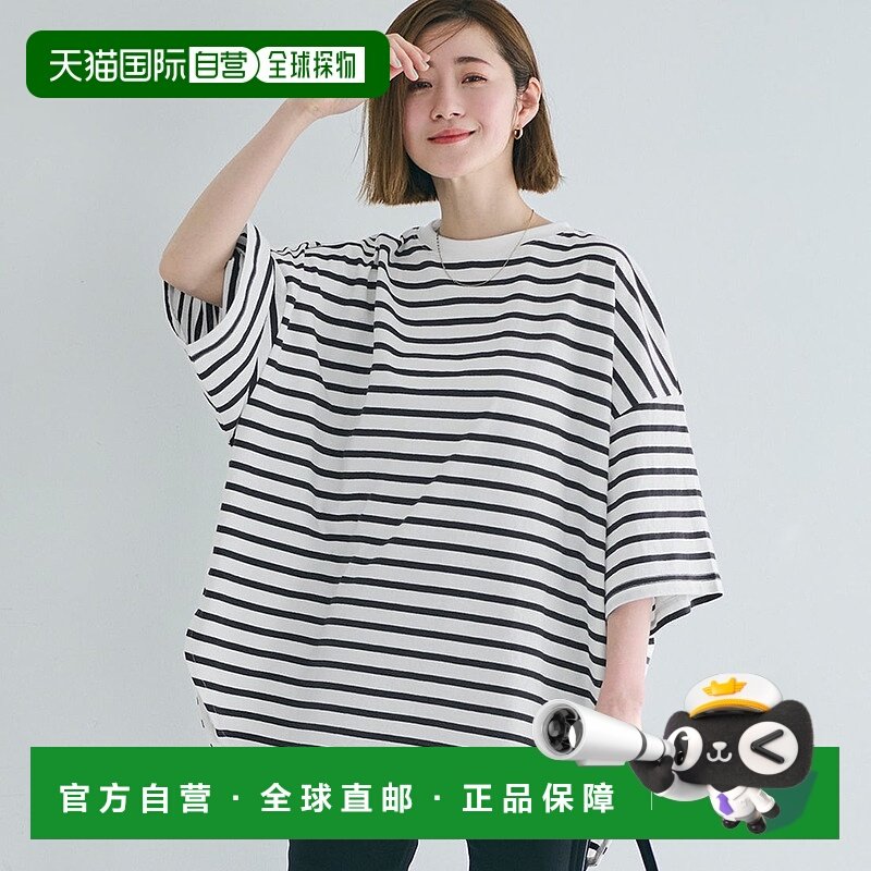 日本直邮coca 常规盎司五分袖大码T恤 [CO4289EW013388]短袖上衣