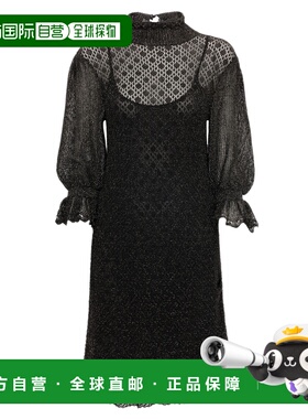香港直邮CHLOÉ 女士连衣裙 CH26SMR036200YY SS2026 黑色 Lurex K
