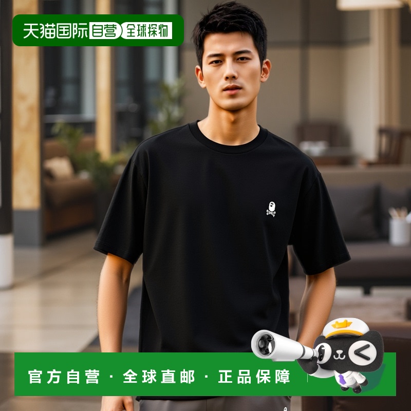 日本直邮【日本直邮】A BATHING APE猿人头男女同款T恤4L20-110-0