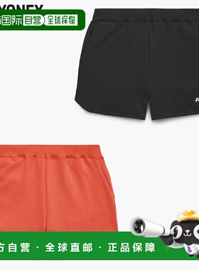 日本直邮尤尼克斯女士运动短裤防紫外线训练裤带口袋橙色37009
