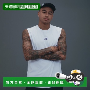 男款 韩国直邮北面THE 徽标图案圆领背心 FACE 白色 NORTH