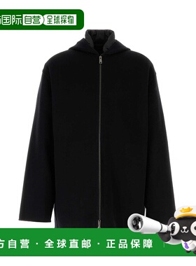 1h可退 香港直邮Prada 普拉达 男士 黑色真丝带里衬夹克 SGC719SO