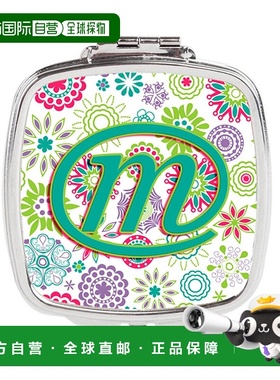 自营 Carolines Treasures CJ2011-MSCM 字母 M 花朵粉红色正品