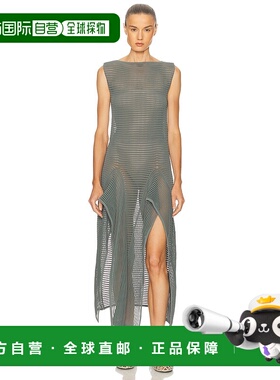 1h可退 香港直邮Alaia 女士 梯形连衣裙 9R2709K074B green绿色