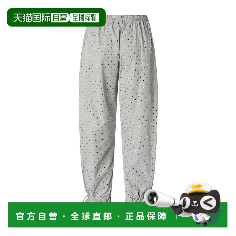 香港直邮PINKO 女士休闲裤 105984A2XXK14 AW2025 灰色