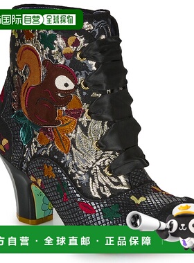 欧洲直邮Irregular Choice 女士 短筒靴 SQUIRREL AWAY