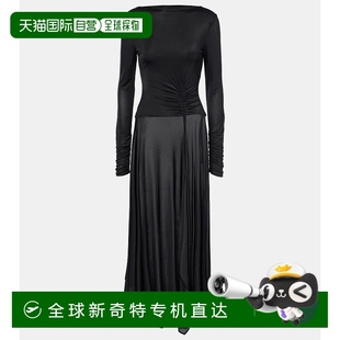 褶皱不对称长款 艾克妮 女士 连衣裙 Acne 香港直邮潮奢 Studios