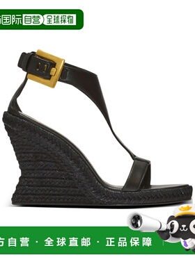 1h可退 香港直邮Balmain Anthem 坡跟凉鞋 GN1UH204LNAP厚底