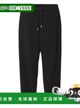 1h可退 香港直邮潮奢 Lanvin 朗雯 男士 黑色裤子 RMTR0030F300H2