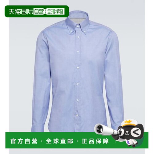 香港直邮BrunelloCucinelli布内罗 古奇拉利男士衬衫