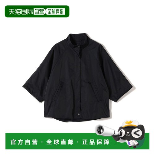 SHIPS Primary Navy Label: 立领宽袖大衣