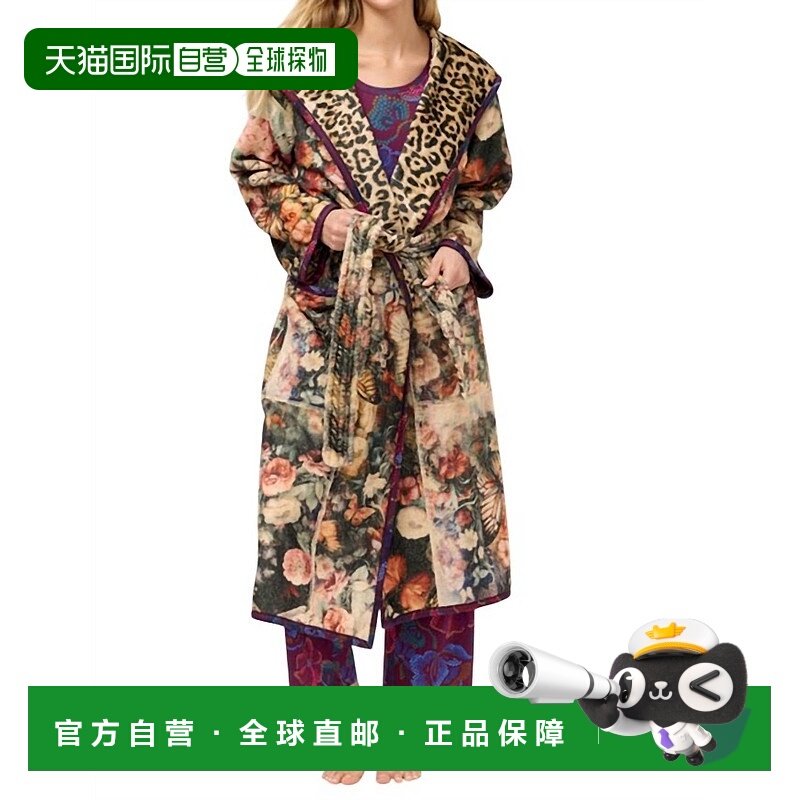 自营johnny wasReversible Aditi Robe In Bellina Leopard - bel