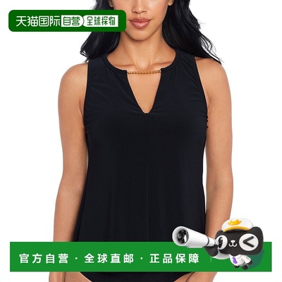 自营 magicsuit魔术服Chanae Tankini-黑色 美国奥莱直发性感泳衣