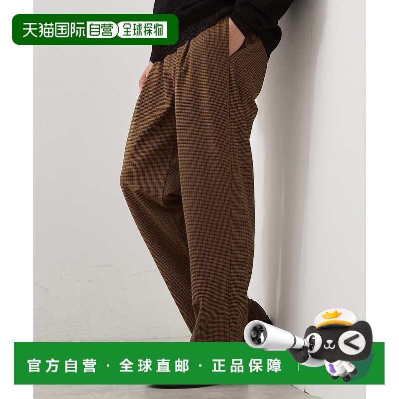 1h可退 日本直邮THE SHOP TK 男装 宽松易打理 裤子 抗皱保暖里毛