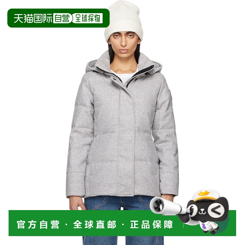 1h可退 香港直邮潮奢 Canada Goose 加拿大鹅 女士 灰色 Chelsea