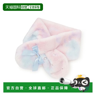 【特价】日本直邮Mezzo Piano 蝴蝶结仿皮草围巾