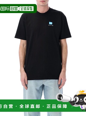 香港直邮HUF 男士T恤 TS02400BLACK SS2025 黑色