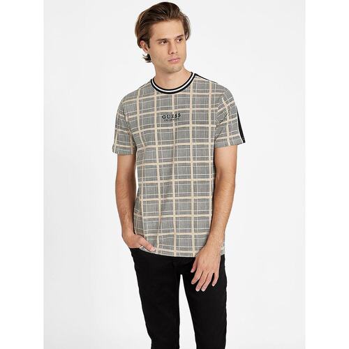 Guess Factory|Manny 格子圆领 T 恤