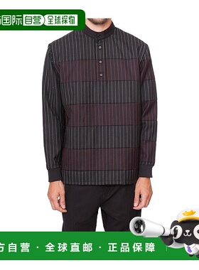 香港直邮GIVENCHY 男士T恤 72021697202169 AW2018 黑色 条纹图案