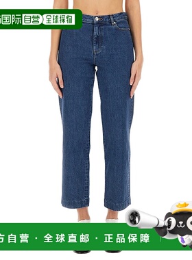 香港直邮A.P.C. 女士牛仔裤 COHTDF09131IAL AW2025 蓝色直筒裤