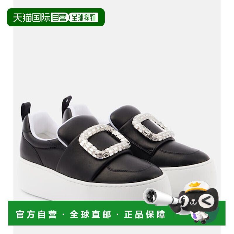 1h可退 香港直邮ROGER VIVIER 罗杰 维维亚 女士 Puffy Choc 皮质