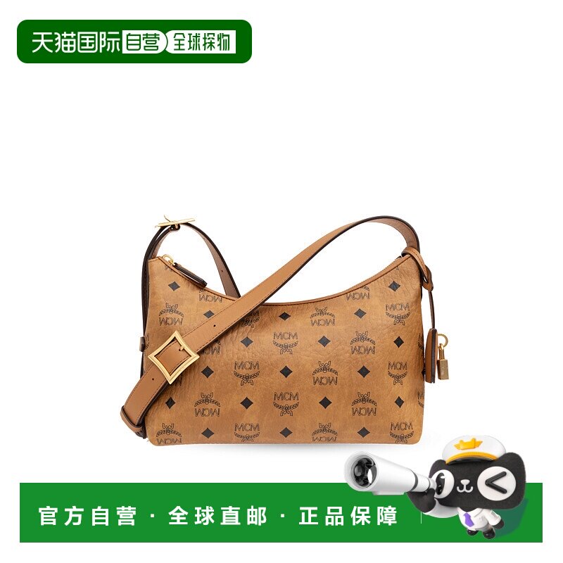 香港直邮MCM 女士斜挎包 MWHESTA01CO0COGNAC CO 棕色 ?Aren Smal