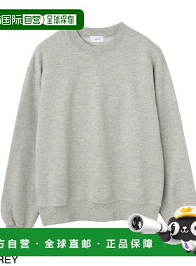 日本直邮LIFiLL LF004 02 男女通用灰色纯棉基础款卫衣 棉绒套头